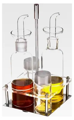 Produktbild von Glasölflasche, auslaufsicher, 4-teilig in Box