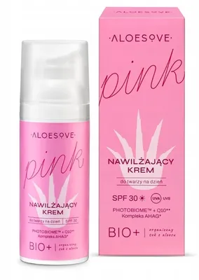Produktbild von Aloesove Pink Krem do twarzy nawilżający ochronny na dzień SPF 30, 50 ml