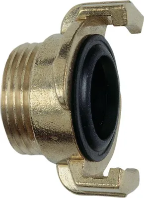 Produktbild von Schnellkupplung aus Messing mit 3/4 Zoll Außengewinde, Klauenabstand 40 mm