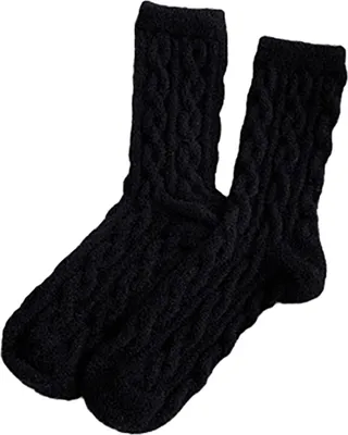Produktbild von Flauschige Wintersocken für Damen – warme, dicke, atmungsaktive Wintersocken zum Schlafen, drinnen und draußen