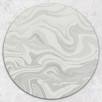 Produktbild von Glas-Herdabdeckplatten Glaskeramikkochfeld-Abdeckung Spritzschutz Glas Runden Schneidebrett fi40 cm - Marmor Farbe