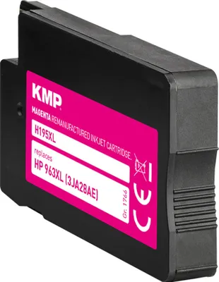 Produktbild von KMP Tintenpatrone passend für HP 963XL Magenta 3JA28AE mit neuem KMP Hybrid-Chip