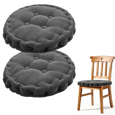 Image de Lot de 2 coussins de siège, 40 x 40 cm