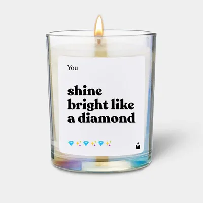 Produktbild von ChattyCandles Duftkerze Woody You shine bright like a diamond