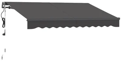 Productafbeelding van Zonweringmarkies, 300 cm breed, 280 g/m² polyester, verstelbare hellingshoek van 45° tot 85°, aluminium frame met poedercoating, UV30+ bescherming