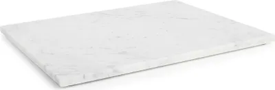 Produktbild von Argon Ta Marmor-Servierbrett – 32,5 x 26 cm – Weiß