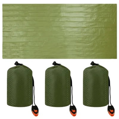 Image de Solidchoice - Sac de couchage Nood - Sac de couchage de survie ultraléger et imperméable, idéal pour le camping et la randonnée