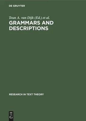 Produktbild von Grammars and Descriptions
