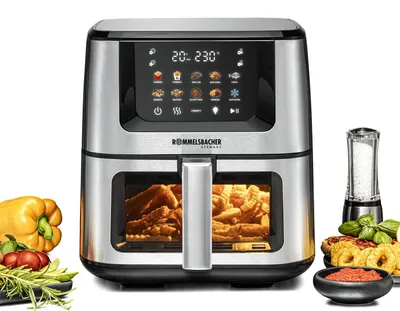 Obrázok produktu pre Rommelsbacher FRH 1850, Teplovzdušná fritéza, 7,5 L, 1 kg, 40 °C, 230 °C, 60 min