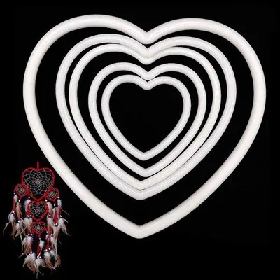 Immagine prodotto di Set di acchiappasogni a ferro di cavallo - A forma di cuore - 5 misure
