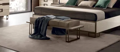 Image de Hocker Fußhocker Beistellhocker Ottomane Chaiselounge Sitzbank Italien Möbel
