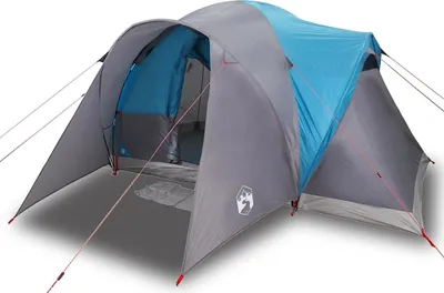 Immagine prodotto di vidaXL Tenda familiare a cupola 6 persone Blu Impermeabile