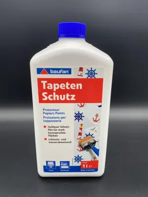 Produktbild von 1l Baufan transparenter Tapeten - und Anstrichschutz Oberflächenbeschichtung