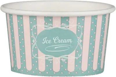 Produktbild von Eisbecher aus Papier mit Patisserie ICE CREAM Motiv, 145 ml