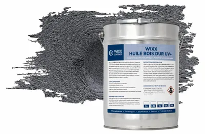 Image de Wixx Huile Bois Dur UV+ - Noir - 1L