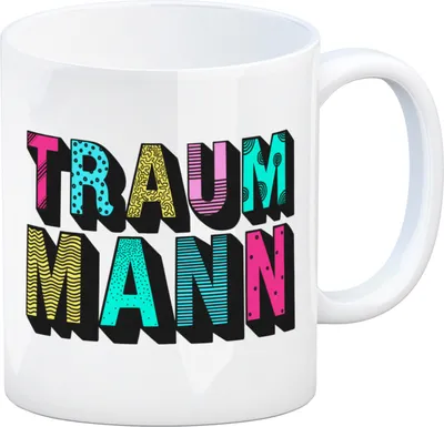 Produktbild von Kaffeebecher mit Spruch: Traummann Kaffeetasse Tasse