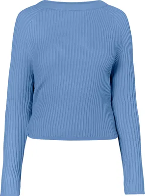 Produktbild von Ciaga damen cropped-strickpullover - blau Ciaga damen cropped-strickpullover - blau, S
