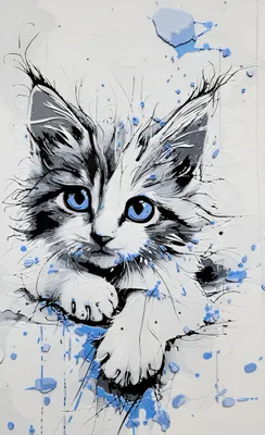 Produktbild von Kitty Katze – Klein 15x10cm