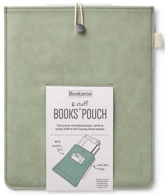 Produktbild von Olivenfarbenes Etui für ein Buch oder Notizbuch IF Bookaroo