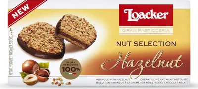 Produktbild von Loacker Gran Pasticceria Haselnuss-Kekse, 12 x 100 g