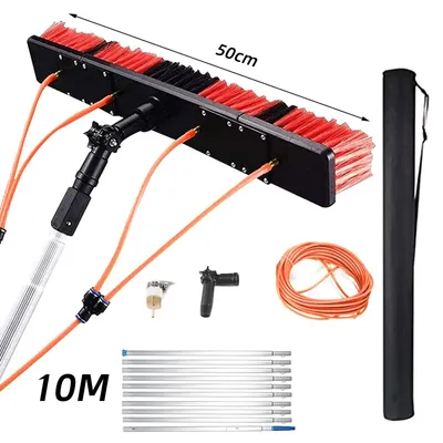 Productafbeelding van Telescopische telescoopstang, 5-10 meter, met waterstraalspuit - Uittrekbaar