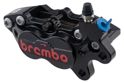 Imagen del producto de BREMBO, pinza de freno "P4 30/34 Racing Black CNC", de dos piezas