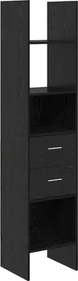 Image de Bibliothèque Chêne noir 40 x 35 x 180 cm Bois d'ingénierie