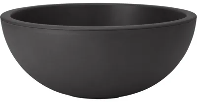 Produktbild von Runde schwarze Kunststoffblumenhülle 40x16 cm
