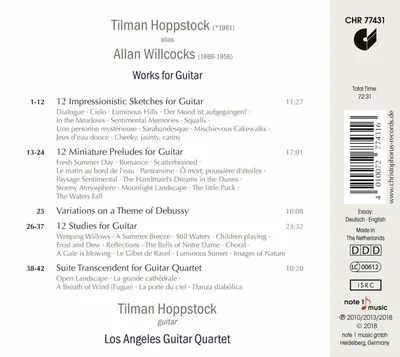 Image de Hoppstock/Willcocks - Oeuvres pour guitare