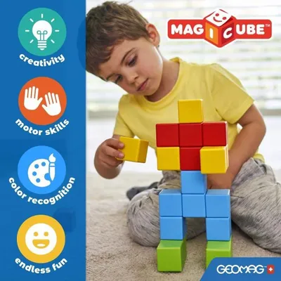Zdjęcie produktu dla Geomag MagiCube GM061, 3 lat(a), 8 szt., Plastik