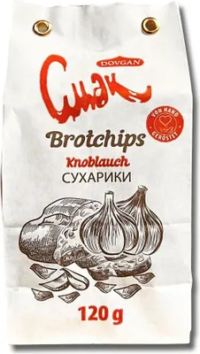 Produktbild von Cmak Brot-Chips Knoblauch 120g