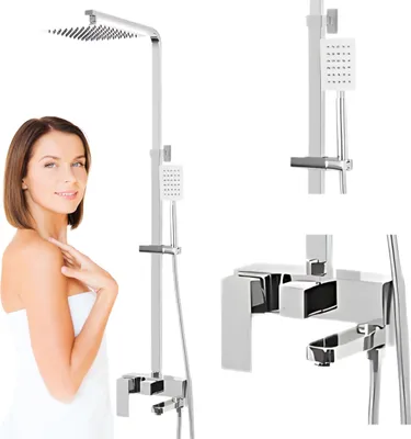 Produktbild von Brauseset S-1067 Chrom