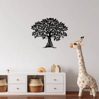 Produktbild von Wallity, Monumental- SKL2538, Schwarz, Sonstige Wohndekorationen, 70 x 58 cm, 100% Metall (Dicke: 1