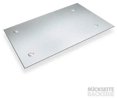 Produktbild von Magnettafel Glas 60 x 40 cm „Sonnenuntergang am Meer“ – Glasboard beschreibbar & magnetisch, inkl. 4 Neodym-Magnete, 2 Stifte & Tuch – Glas-Whiteboard Memoboard für Küche & Büro