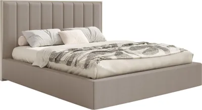 Produktbild von Selsey Togents - Polsterbett 140x200 mit Chenillebezug und Bettkasten, Braun