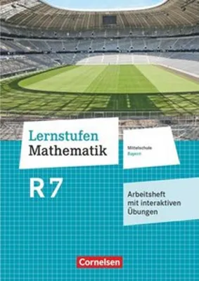 Obrázok produktu pre Lernstufen Mathematik 7. Jahrgangsstufe - Mittelschule Bayern - Arbeitsheft mit eingelegten Lösungen und interaktiven Übungen auf scook.de