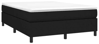 Produktbild von vidaXL Boxspringbettgestell Schwarz 140x200 cm Stoff
