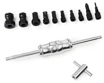 Immagine prodotto di Set di estrattori per cuscinetti - 12 pezzi - 8–32 mm - Manuali - Con adattatori - Utensili per auto