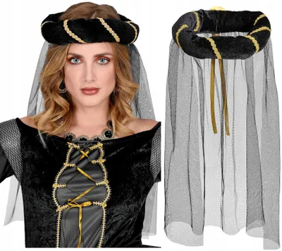 Image de Widmann Couronne Médiévale Voile Élégante Accessoire Carnaval