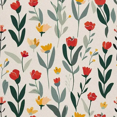 Image de OUTDOOR DECOSTOFFS OXFORD - Motif printemps I DX7294