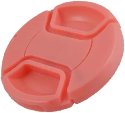 Imagen del producto de Tapa para lente de 86 mm, color rosa, de plástico, para proteger lentes de cámara