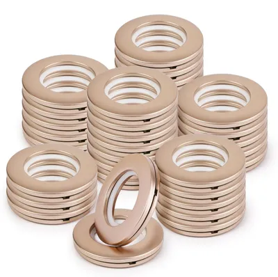 Produktbild von Set von 32 Vorhangringen für Duschvorhang und Fensterdekoration 40 mm