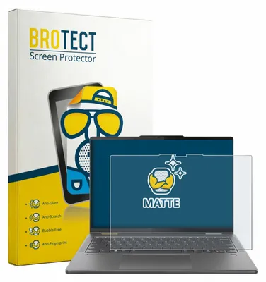 Produktbild von BROTECT Schutzfolie für Lenovo Yoga 7i 2-in-1 Gen 9 14" Displayschutz Displayschutzfolie Folie Matt Entspiegelungsfolie