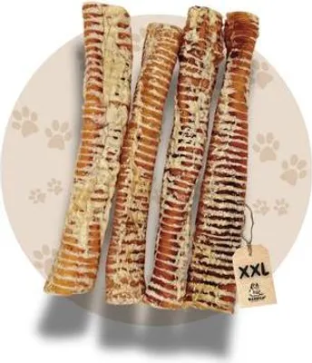 Produktbild von WTS Hundesnack - XXL Rinderstrossen Luftröhre Strosse - 30 cm Stücke - 3 kg