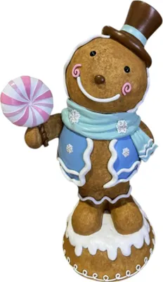Produktbild von Dekofigur Pfefferkuchenboy 49,5 x 22,5 x 29,5 cm bunt