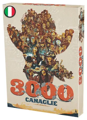 Obrázok produktu pre Asmodee – 3000 Canaglies – spoločenská hra pre 2-4 hráčov, od 12 rokov, zameraná na stratégiu a blafovanie
