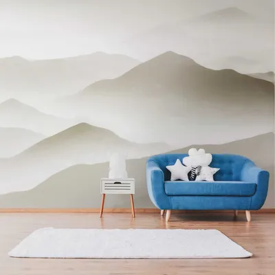 Obrázek produktu pro Profhome 383081-GU Netkaná tapeta krajina matná béžová bílá 3,71 m x 2,8 m