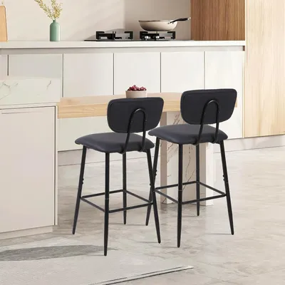 Immagine prodotto di Sgabelli da bar - Sedie da bar - Set da 4 - Sgabelli alti - Sedie da cucina - Sgabelli - Altezza seduta regolabile: 66 cm