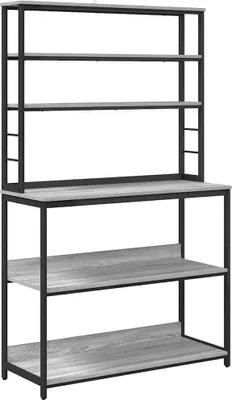 Zdjęcie produktu dla vidaXL Półka kuchenna szara Sonoma 100 x 40 x 168 cm materiał drewnopochodny