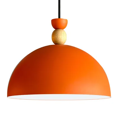 Produktbild von Pendelleuchte Yimpi Hängelampe Industrial Ø30 cm, E27, Orange Moderne Lampe